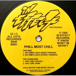 Phill Most Chill - On Tempo Jack, 12", Reissue