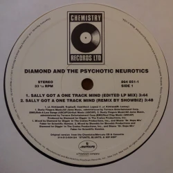 Diamond And The Psychotic Neurotics - Sally Got A One Track Mind, 12", Reissue