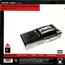 Maseo (from De La Soul) aka Mr. Burn / Strick - Words And Verbs / Get Use To It, 12"