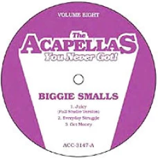 Biggie Smalls - The Acapellas You Never Got! Volume Eight, 12"