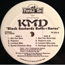 KMD - Black Bastards Ruffs+Rares, 12", EP