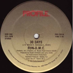 Run-D.M.C. - 30 Days, 12"