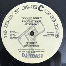 Boogie Down Productions - Poetry, 12", Reissue