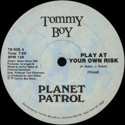 Planet Patrol - Play At Your Own Risk, 12"