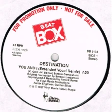 Destination - You And I (Remix), 12", Promo