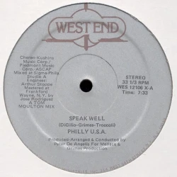Philly U.S.A. - Speak Well / Instrumentally Speaking, 12"