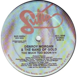 Denroy Morgan & The Band Of Gold - Too Much Too Soon, 12", Promo