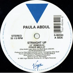 Paula Abdul - Straight Up, 12"