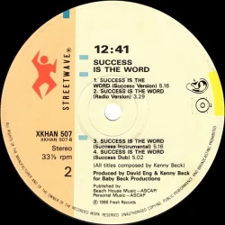 Just-Ice / 12:41 - Put That Record Back On / Success Is The Word, 12"