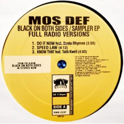 Mos Def - Black On Both Sides (Sampler EP), 12", EP, Promo, Sampler