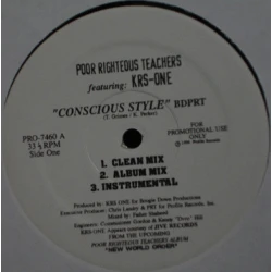 Poor Righteous Teachers featuring KRS-One - Conscious Style, 12", Promo