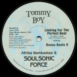 Afrika Bambaataa & Soulsonic Force - Looking For The Perfect Beat, 12"