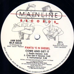 Fanta 'C N Diesel - Come And Get It / Crime Only Gives You Time, 12"