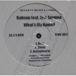 Rahsun - What's My Name? / We Don't Stop, 12"