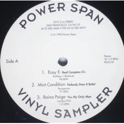 Various - Power Span Vinyl Sampler, 12", Sampler