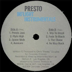 Presto - Inflight Instrumentals, 2xLP