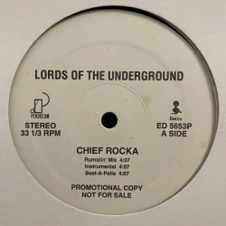 Lords Of The Underground - Chief Rocka, 12", Promo