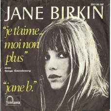 Jane Birkin Avec Serge Gainsbourg - Je T'aime...Moi Non Plus / Jane B., 7"