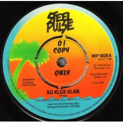Steel Pulse - Ku Klux Klan, 7", Promo