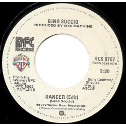 Gino Soccio - Dancer, 7"