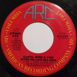 Earth, Wind & Fire - After The Love Has Gone, 7"