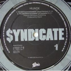 Hijack - The Badman Is Robbin', 12"