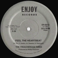 The Treacherous Three - Feel The Heartbeat, 12"