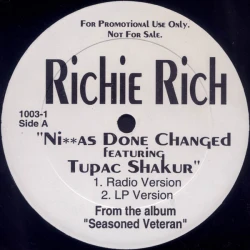 Richie Rich - Ni**as Done Changed / Real Pimp, 12", Promo