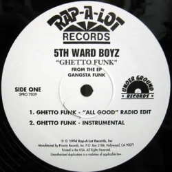5th Ward Boyz - Ghetto Funk, 12", Promo