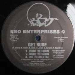 B.B.O. - Get Rude, 12"