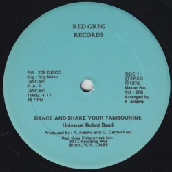Universal Robot Band - Dance And Shake Your Tambourine, 12"