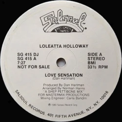 Loleatta Holloway - Love Sensation, 12", Promo
