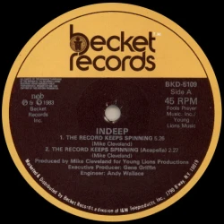Indeep - The Record Keeps Spinning, 12"